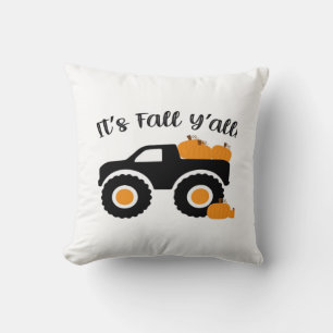 Coussin C’est le Monstre Automne Y’all avec Desi Graphique
