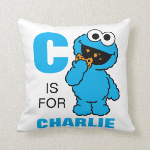 Coussin C est pour le monstre des cookies   Ajoutez votre 