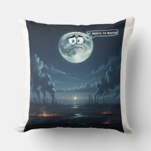 Coussin Ça Fait Mal De Voir - Si La Lune Pouvait Parler