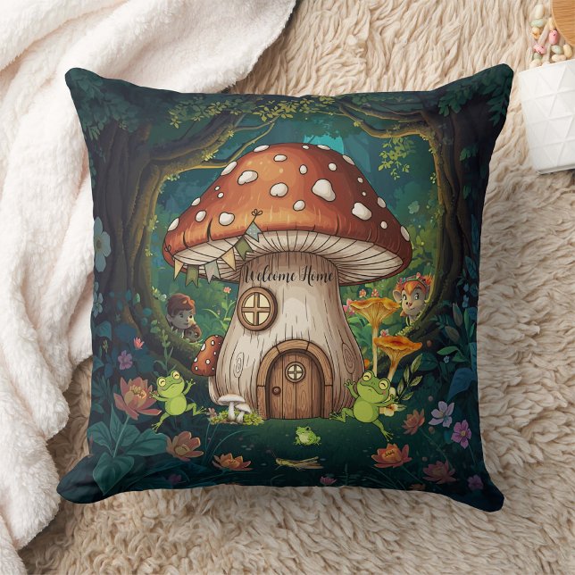 Coussin Cabane Champignon Enchantée (Créateur téléchargé)