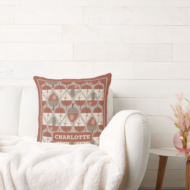 Coussin Cabincore Autumnal Stripes (Canapé)