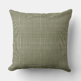 Coussin Cabincore Gingham Vert de Noël Instable