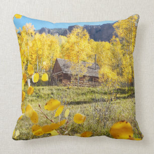 Coussin Cabine dans les trembles