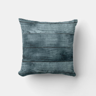 Coussin Cabine en Bois Bleu Ombres Sombres Menuiserie Rust