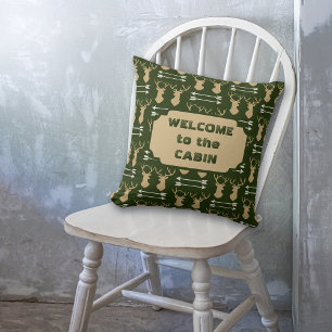 Coussin Cabine Motif Deer Antler Arrow