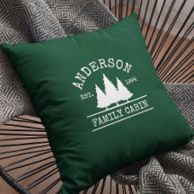 Cabine Nom de famille Forest Green