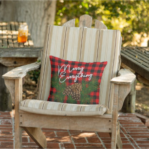 Coussin Cabine personnalisée Joyeux Tout Contrôles Rouges