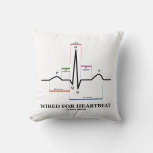 Coussin Câblé Pour Le Rythme De Sinus ECG/EKG Heartbeat