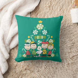 Coussin cacahuètes   Arbre de Noël de menthe poivrée