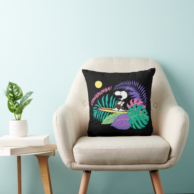 Coussin cacahuètes | Cowabunga Snoopy (Chaise)
