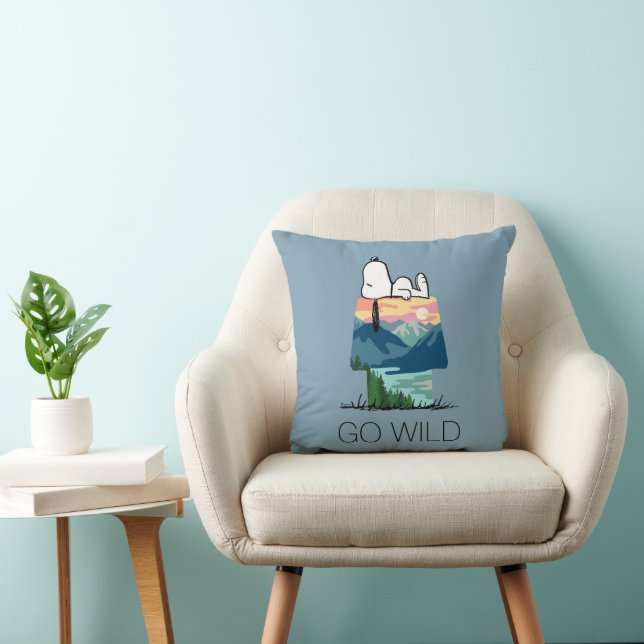 Coussin cacahuètes | Snoopy Dog House Sunrise (Chaise)