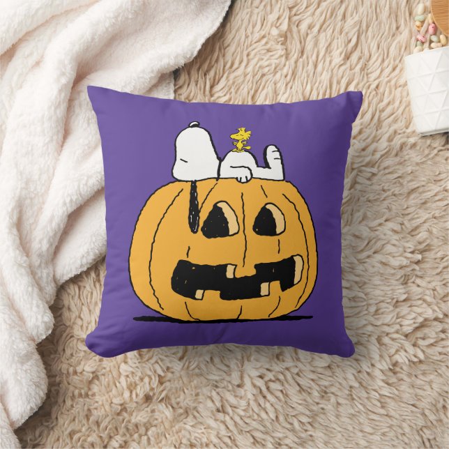 Coussin cacahuètes | Snoopy et Woodstock Jack-O-Lantern (Couverture)