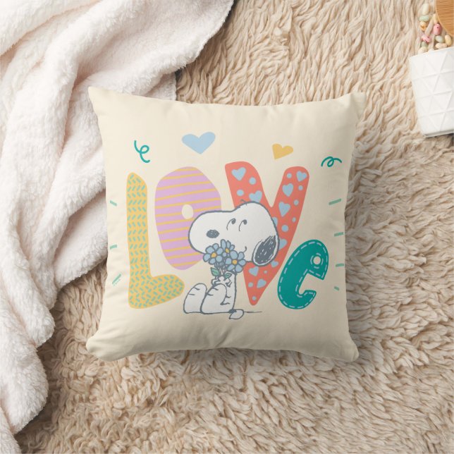 Coussin cacahuètes | Snoopy Flower Love (Couverture)