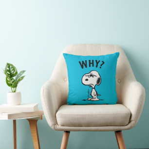 Coussin cacahuètes Snoopy Se Demande Pourquoi ?