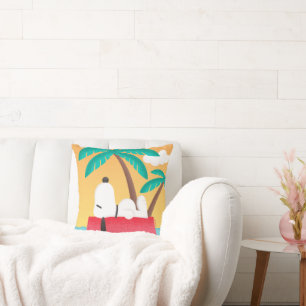 Coussin cacahuètes Snoopy Tropical Deco Dreams