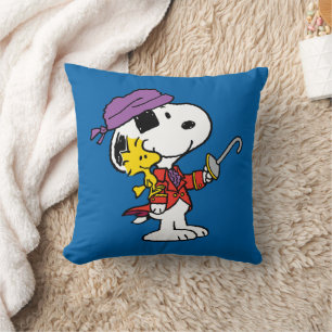 Coussin cacahuètes   Snoopy & Woodstock Pirates