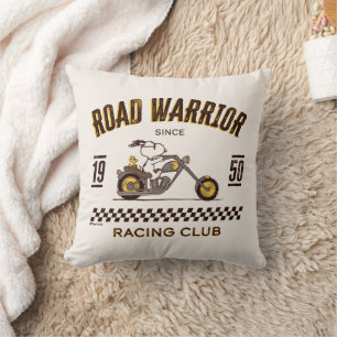 Coussin cacahuètes   Snoopy & Woodstock Road Warriors