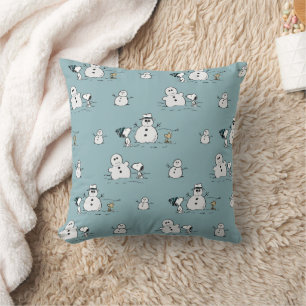 Coussin cacahuètes   Snoopy & Woodstock Winter Break Motif