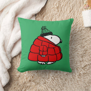 Coussin cacahuètes   Veste Snoopy Red Puffer