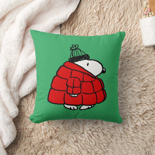 Coussin cacahuètes | Veste Snoopy Red Puffer (Couverture)