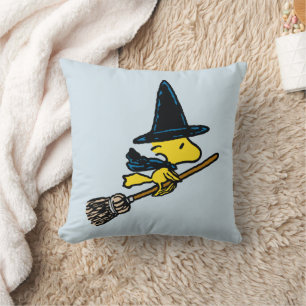 Coussin cacahuètes   Woodstock Halloween Witch