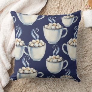 Coussin Cacao de minuit – Hiver cosy