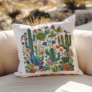 Coussin Cactus crescendo