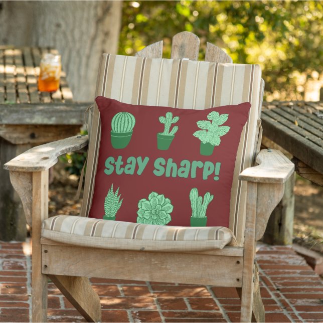 Coussin Cactus désert cactus Plante Motif moderne moderne (Chaise)