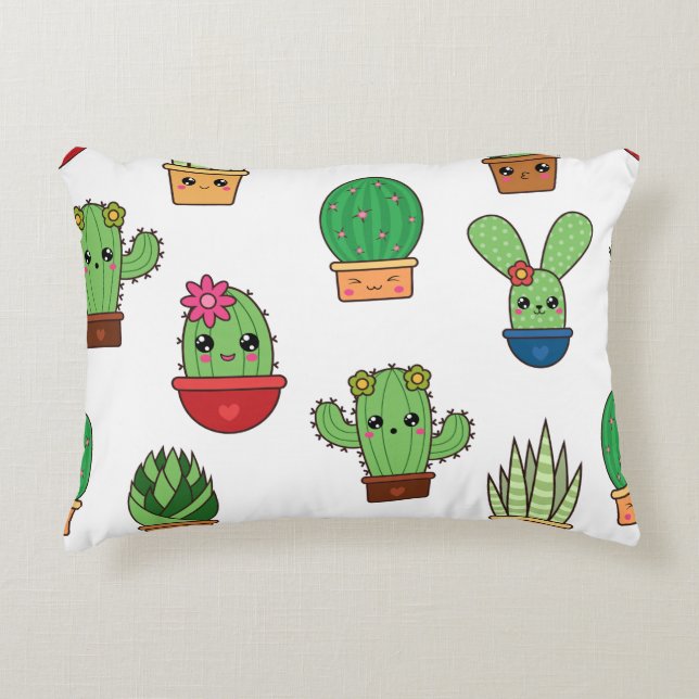 Coussin Cactus Krazy 12x16 Accent (Devant)