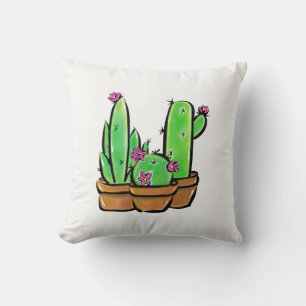 Coussin Cactus mignons cactées succulentes