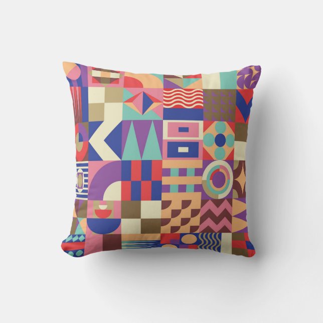 Coussin Cactus Succulent : Style de croquis Doodle (Recto)