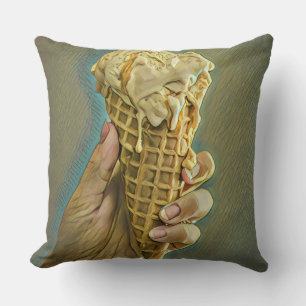 Coussin Cadeau amoureux de crème glacée