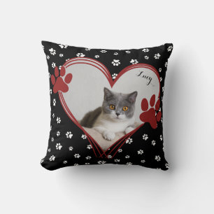 Coussin Cadeau Amoureux des chats   Garde d'animaux   Phot