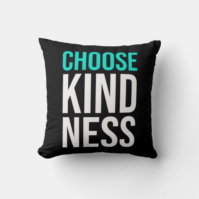 Coussin Cadeau Anniversaire Choisir la gentillesse (Recto)