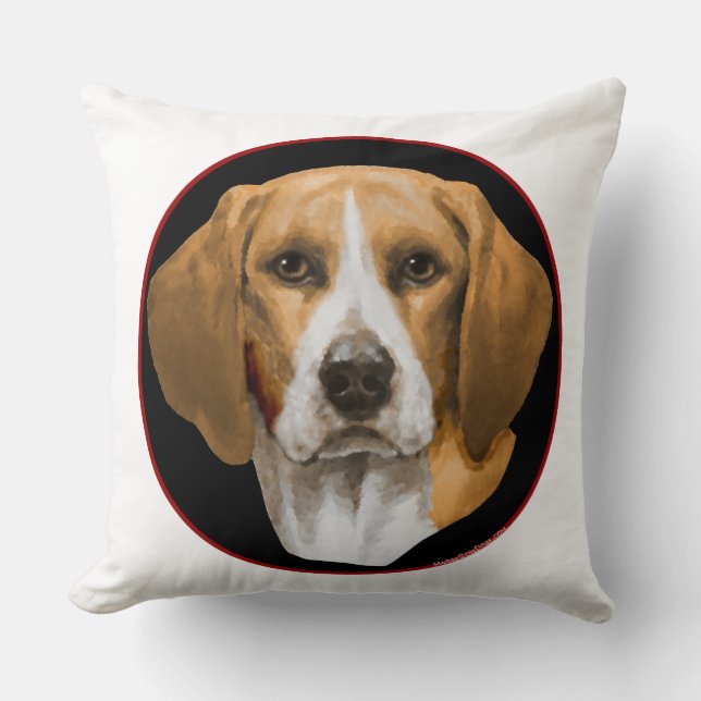 Coussin Cadeau Beagle MÂLE (Recto)