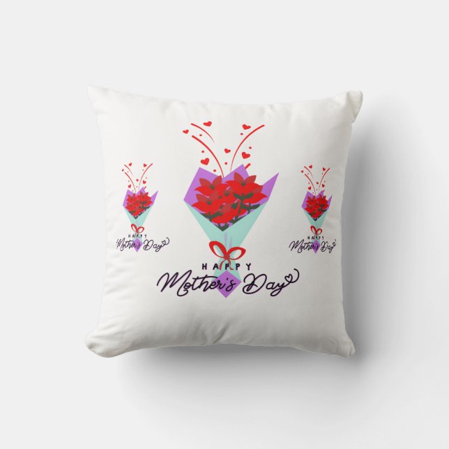 COUSSIN CADEAU BONNE FÊTE DES MÈRES (Recto)