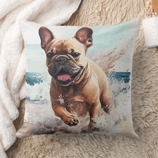 Coussin Cadeau Bouledogue Français Frenchie (Couverture)