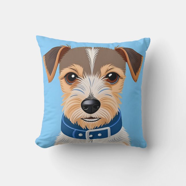 Coussin Cadeau charmant pour amateur de petits chiens dans (Recto)