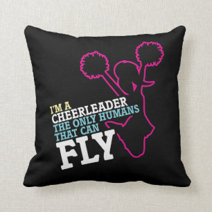 Coussin Cadeau Cheerleading de pom-pom girl de sport
