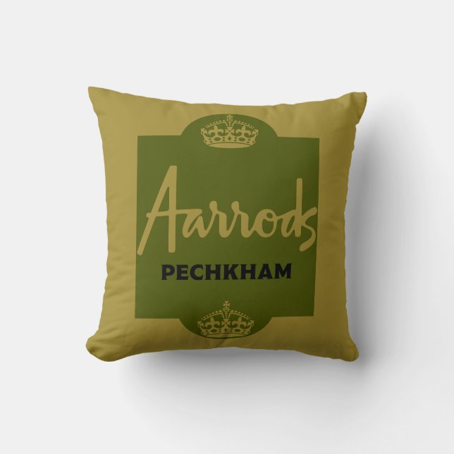 Coussin Cadeau classique britannique de nouveauté (Recto)