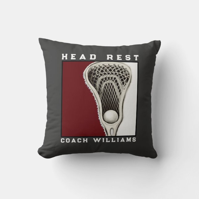 Coussin Cadeau Coach Lacrosse (Recto)