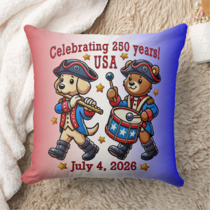 Coussin Cadeau commémoratif du 250e anniversaire des États