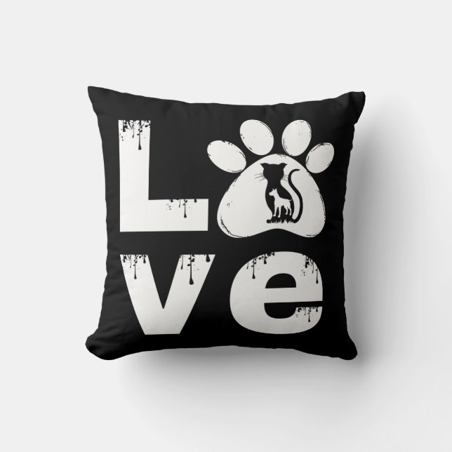 COUSSIN CADEAU D'ANIMAL DE COMPAGNIE PATTE D'AMOUR (Recto)