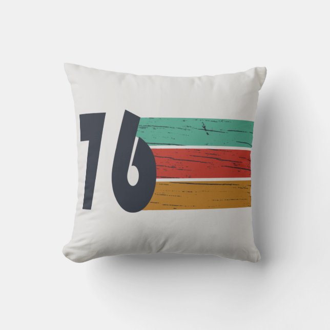 Coussin Cadeau d'anniversaire 50 ans millésime 1976 (Recto)