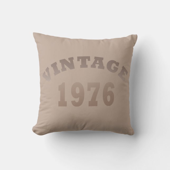 Coussin Cadeau d'anniversaire 50 ans millésime 1976 (Recto)