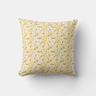 Coussin Cadeau d'anniversaire Basilique blanche et jaune