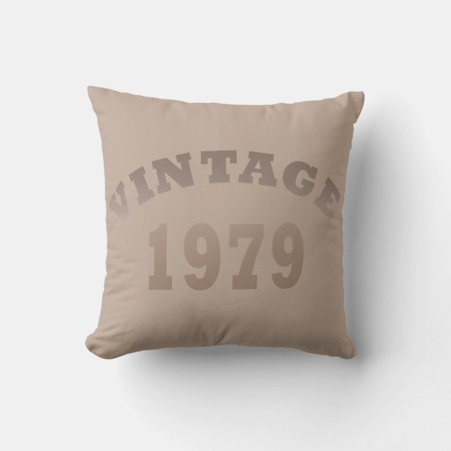 Coussin Cadeau d'anniversaire de 1979 (Recto)