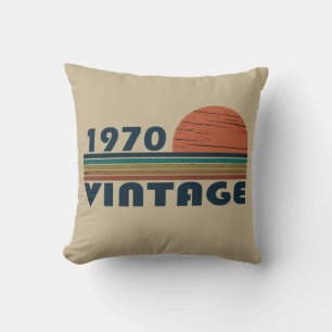 Coussin Cadeau d'anniversaire de naissance en 1970