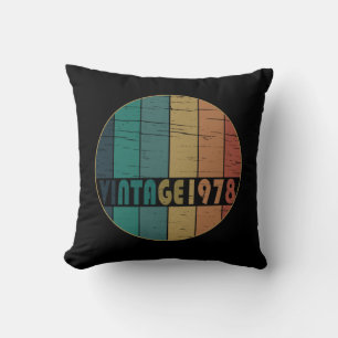 Coussin Cadeau d'anniversaire de naissance en 1978