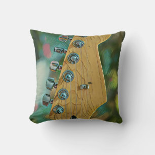 Coussin cadeau d'anniversaire guitariste